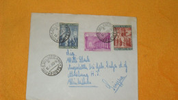 ENVELOPPE ANCIENNE  DE 1950../ CACHETS CITTA DEL VATICANO POSTE + TIMBRES X3 DONT ANNOSANTO MCML - Cartas & Documentos