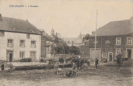 Julot1939 ... CARLSBOURG ..-- L' ABREUVOIR . Très Animée . 1928? Vers GAND . - Paliseul