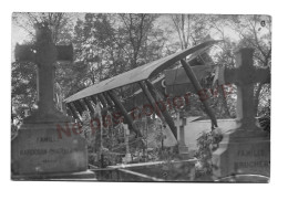 Carte Photo - Chartres 28 - Crash Avion Cimetière Saint Cheron 15 Oct 1925 - TBE - Chartres