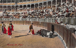 CORRIDA / TAUREAUX - Muerte Del Toro - 1913.11. ELD - CPA - Corrida