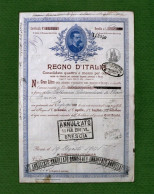 T-IT Regno D'Italia 1901 Consolidato 4,5% Re Umberto I - Autres & Non Classés