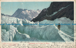 R016065 Crevasses Sur La Mer De Glace. 1904 - Welt