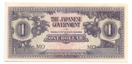 Malaysia 1 Dollar 1942 Japanese Occupation WWII - Malasia