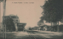 Luçon La Gare Les Quais - Lucon