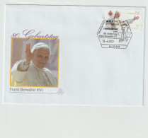 Germany FDC 2007 Papst Benedikt XVI - Wholesale Lot W/17 FDC. Postal Weight Approx 140 Gramms. Please Read Sales Conditi - 2001-2010