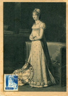 X0423 Baden(Germany)maximum Card 1949,Stephanie French Grand Duchess Of Baden,painting Of Gerard - Moderni