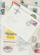 25 Covers With Airlines As A Theme, Either Stamps Or Postmarks. Postal Weight 0,17 Kg. Please Read Sales Conditions Unde - Airplanes