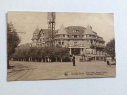 Carte Postale Ancienne (1934)  Knokke-Zoute  Tennis Hôtel, Avenue Élisabeth -Tennishotel Elisabethlaan - Knokke