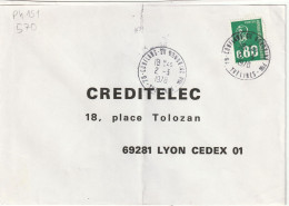CAD  / N°  1891    78 - COFLANS - ST HONORINE   PPAL - Manual Postmarks