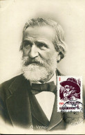 X0424 Russia, Maximum Card 1963, Giuseppe Verdi, Italian Music Opera Composer, Vintage Card - Musique