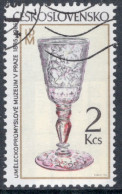 Czechoslovakia 1985 Single Stamp For The 100th Anniversary Of Prague Arts And Crafts Museum - Glassware, In Fine Used - Gebruikt