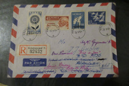 NORVEGE Lettre Recommandée DU 26 09 1964 De KRISTIANSUND Pour  ST  BRIEUC - Cartas & Documentos