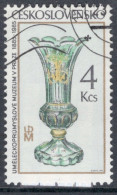 Czechoslovakia 1985 Single Stamp For The 100th Anniversary Of Prague Arts And Crafts Museum - Glassware, In Fine Used - Gebraucht