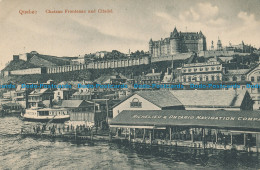 R017470 Quebec. Chateau Frontenac And Citadel. Montreal Import - Mondo