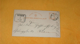 CARTE POSTALE ANCIENNE DE 1879../ CACHET A DETERMINER HONGRIE POUR WIEN + TIMBRE ENTIER 2 - Brieven En Documenten