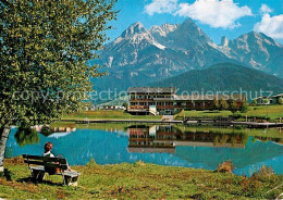 73264661 Saalfelden Steinernes Meer Ritzensee Strandbad Sportzentrum Saalfelden  - Sonstige & Ohne Zuordnung