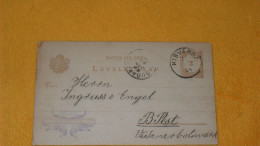 CARTE POSTALE ANCIENNE DE 1884../ ROTH F. KISVARDA...CACHETS KISVARDA + TIMBRE ENTIER 2 - Storia Postale