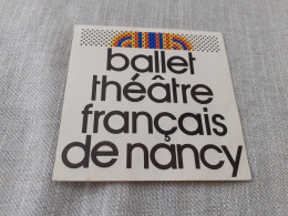 Autocollant Ballet Théâtre Français De Nancy - Autocollants