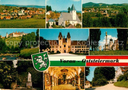 73263969 Vorau Chorherrenstift Stiftsportal Pestsaeule Kernstock Denkmal Stiftsb - Altri & Non Classificati