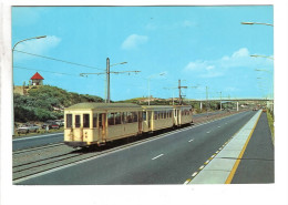 Bredene Promenade Du Pont Vers La Plage - Wandelbrug Naar Het Strand ( TRAM ) - Bredene