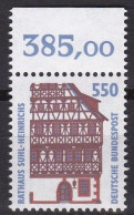 BRD, 1994, Nr. 1746 ** Sehenswürdigkeiten (XVII), Eine Marke Mit Oberrand - Ongebruikt