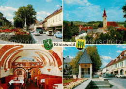 73263952 Eibiswald Steiermark Strassenpartie Kirche Restaurant Eibiswald Steierm - Sonstige & Ohne Zuordnung