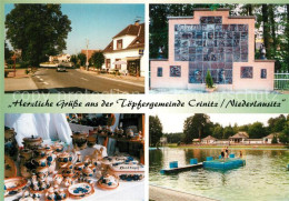 73263796 Crinitz Hauptstr Toepferdenkmal Toepfermarkt Waldschwimmbad Crinitz - Autres & Non Classés