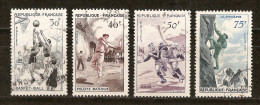 1956 - Série Sportive N°1072 - 75 - Used Stamps