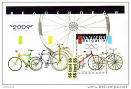 2009 European Phil. Exhibition – 2009  Bicycles (issue VII )- S/S-MNH  Bulgarie / Bulgaria - Nuevos