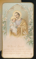 H.PRENTJE , IMAGE PIEUSE.  ==    SAINT JOSEPH       +-   10 X 6 CM - Andachtsbilder