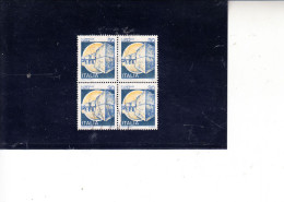 ITALIA  1980 - Sassone  1506A°  (quartina) - Castello Dell'Aquila - Storia - 1971-80: Used