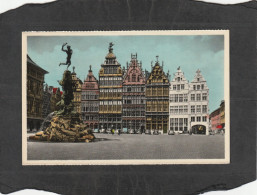 128848         Belgio,     Anvers,   Grand"Place   Et  Monument   Brabo,   NV - Antwerpen