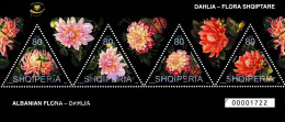 Albanien 2004 - Mi.Nr. Block 155 - Gestempelt Used - Blumen Flowers Dahlien Dahlia - Sonstige & Ohne Zuordnung