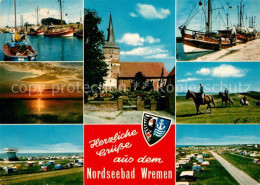 73263692 Wremen Hafen Pferde Kirche Camping  Wremen - Otros & Sin Clasificación