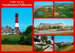 73263679 Pellworm Insel Leuchtturm Fliegeraufnahme Pellworm - Autres & Non Classés