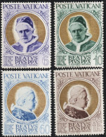 Vatican 1951Beautification Of Pope Pius X 4 Values MNH Giuseppe Sarto - Unused Stamps