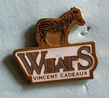 Pin's ZEBRE What's Vincent Cadeaux - Dieren