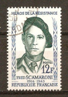 1958 - Héros De La Résistance - Fred Scamaroni (1914-43) - N°1158 - Usati