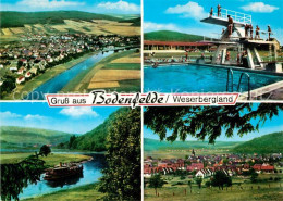 73262742 Bodenfelde Freibad Fliegeraufnahme Weser  Bodenfelde - Sonstige & Ohne Zuordnung