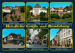 73262722 Rendsburg Jungfernstieg Theater Schiffbrueckenplatz Markt Passage Koeni - Rendsburg