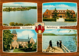 73262697 Ratzeburg Inselstadt Jugendherberge Dom Fliegeraufnahme Ratzeburg - Ratzeburg