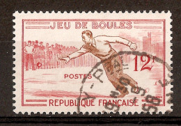 1958 - Jeux Traditionnels - Boules N°1161 - Càd 1958 - Oblitérés