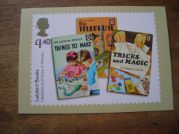 5 Cartes Postales Showing  Covers Of Ladybird Books, - Timbres (représentations)