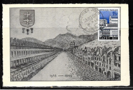 K149 - N° 1154 SUR CP DE SAINT DIE DU 29/03/58 - PREMIER JOUR - Bolli Commemorativi