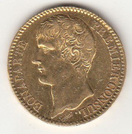 40 Francs Bonaparte Premier Consul - 40 Francs (oro)