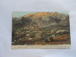 ENVIRONS DE LUCHON ( 31 Haute Garonne ) GROUPE DES MONTS MAUDITS LA MALADETTA ET LE NETHOU BELLE VUE COLORISER 1922 - Luchon