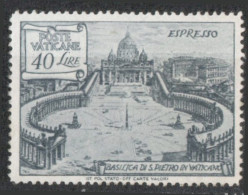 Vatican 1949 40 L Espresso S Peter 1 Value MNH - Nuevos