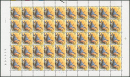 Collection / Collectie BUZIN (Oiseaux / Vogels) - Feuille F2294** (MNH) Planche, Plaatnummer 1 Date 1988 - 1981-1990