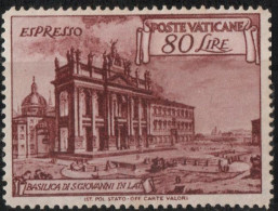 Vatican 1949 80 L Espresso Basilica S Giovanni 1 Value MNH - Ongebruikt