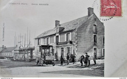 COSSAYE - Service Automobile De Moulins A Decize Devant L'hotel Du Cheval Blanc En 1906 - Altri & Non Classificati